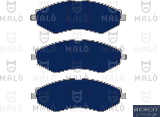 AKRON-MALÒ 1050806 - Гальмівні колодки, дискові гальма autocars.com.ua