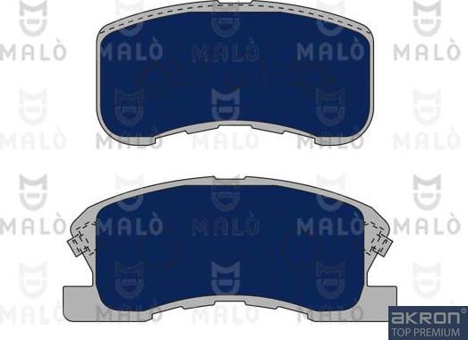 AKRON-MALÒ 1050812 - Гальмівні колодки, дискові гальма autocars.com.ua