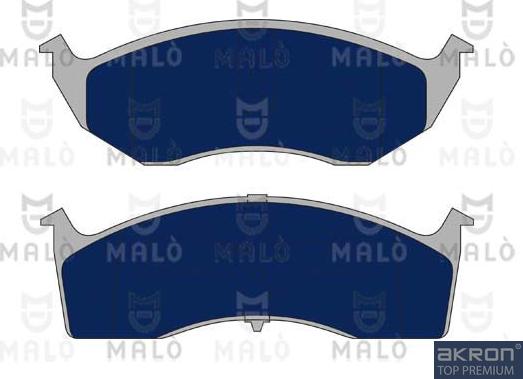 AKRON-MALÒ 1050832 - Гальмівні колодки, дискові гальма autocars.com.ua