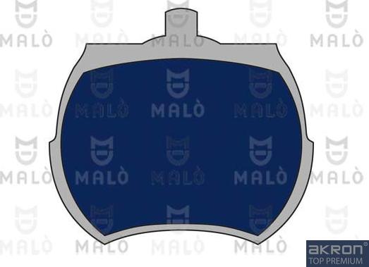 AKRON-MALÒ 1050837 - Гальмівні колодки, дискові гальма autocars.com.ua