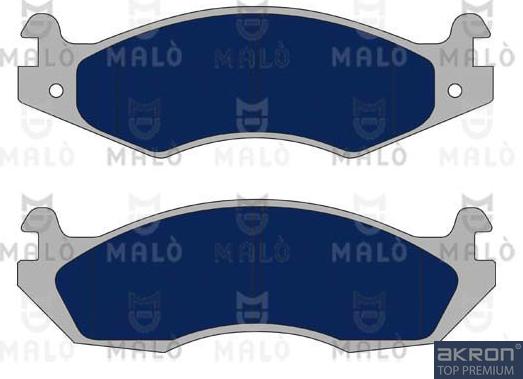 AKRON-MALÒ 1050857 - Гальмівні колодки, дискові гальма autocars.com.ua