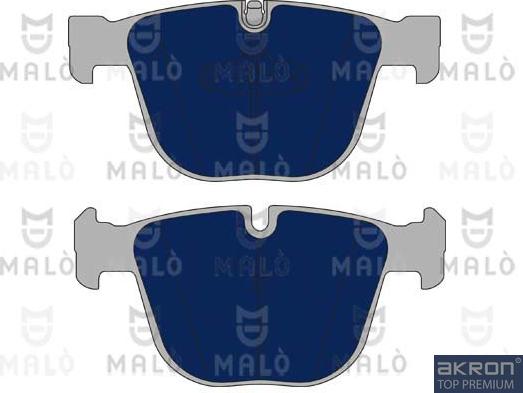 AKRON-MALÒ 1050874 - Гальмівні колодки, дискові гальма autocars.com.ua