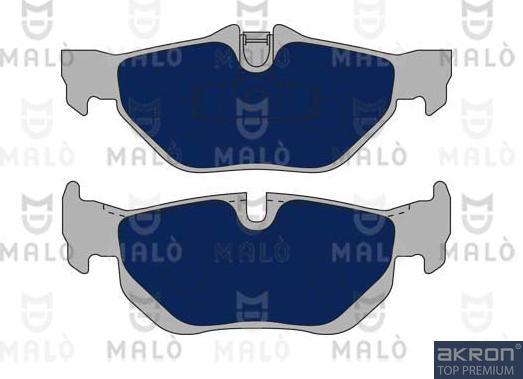AKRON-MALÒ 1050876 - Гальмівні колодки, дискові гальма autocars.com.ua