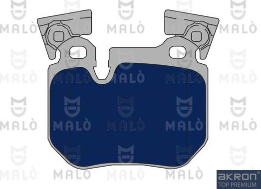 AKRON-MALÒ 1050887 - Гальмівні колодки, дискові гальма autocars.com.ua