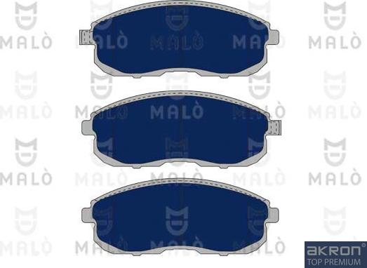 AKRON-MALÒ 1050906 - Гальмівні колодки, дискові гальма autocars.com.ua