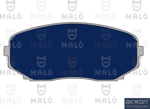 AKRON-MALÒ 1050940 - Гальмівні колодки, дискові гальма autocars.com.ua