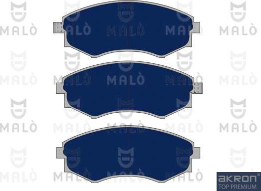 AKRON-MALÒ 1050956 - Гальмівні колодки, дискові гальма autocars.com.ua