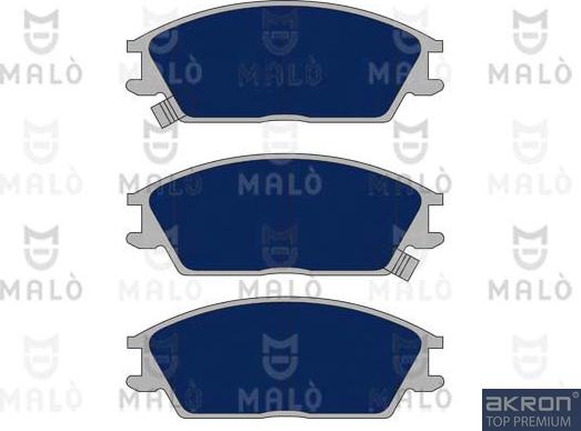 AKRON-MALÒ 1050957 - Гальмівні колодки, дискові гальма autocars.com.ua