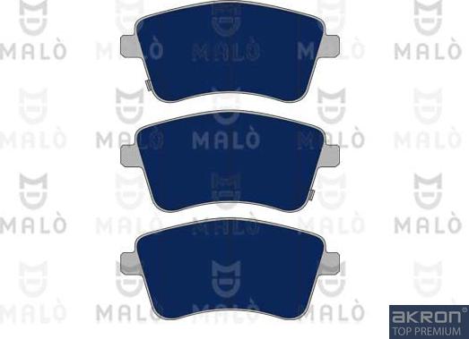 AKRON-MALÒ 1050966 - Гальмівні колодки, дискові гальма autocars.com.ua