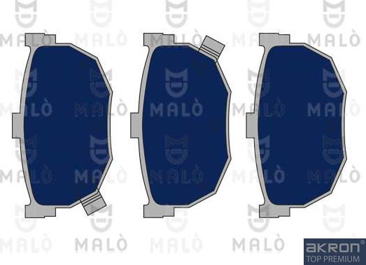 AKRON-MALÒ 1050973 - Гальмівні колодки, дискові гальма autocars.com.ua