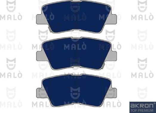 AKRON-MALÒ 1050977 - Гальмівні колодки, дискові гальма autocars.com.ua
