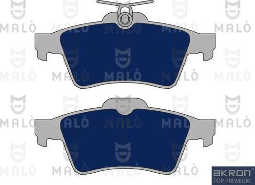 AKRON-MALÒ 1050984 - Гальмівні колодки, дискові гальма autocars.com.ua