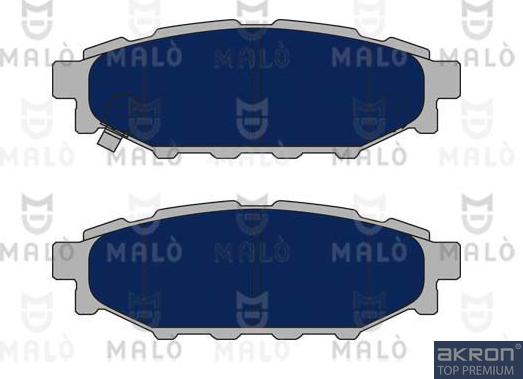 AKRON-MALÒ 1051002 - Гальмівні колодки, дискові гальма autocars.com.ua