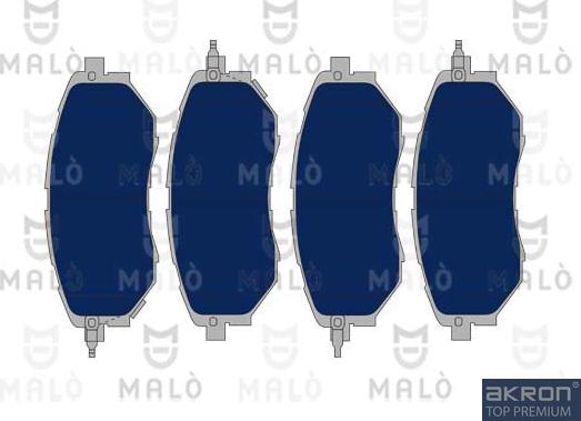 AKRON-MALÒ 1051003 - Гальмівні колодки, дискові гальма autocars.com.ua