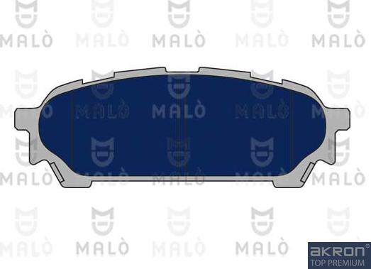 AKRON-MALÒ 1051004 - Гальмівні колодки, дискові гальма autocars.com.ua