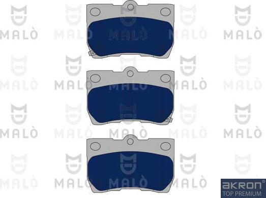 AKRON-MALÒ 1051009 - Гальмівні колодки, дискові гальма autocars.com.ua