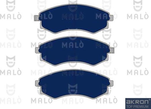 AKRON-MALÒ 1051044 - Гальмівні колодки, дискові гальма autocars.com.ua