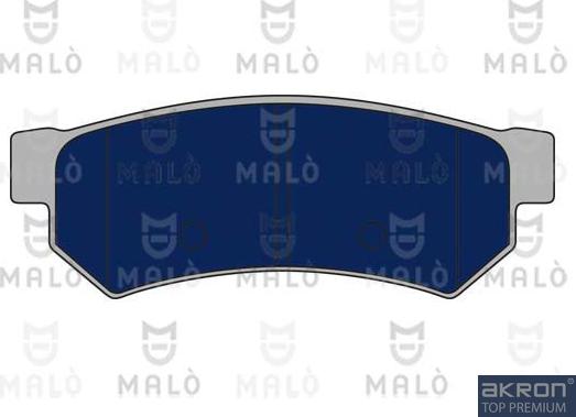 AKRON-MALÒ 1051050 - Гальмівні колодки, дискові гальма autocars.com.ua