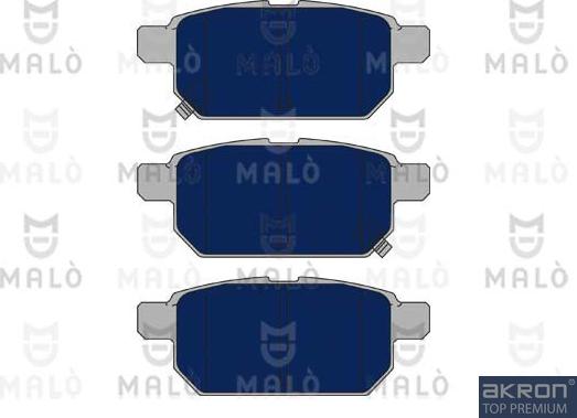 AKRON-MALÒ 1051059 - Гальмівні колодки, дискові гальма autocars.com.ua