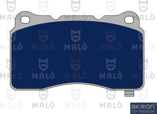AKRON-MALÒ 1051103 - Гальмівні колодки, дискові гальма autocars.com.ua
