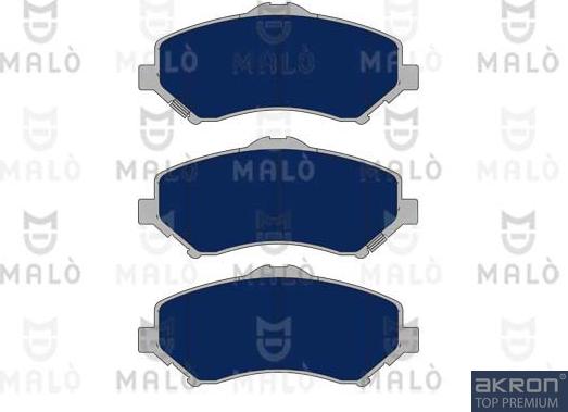AKRON-MALÒ 1051104 - Гальмівні колодки, дискові гальма autocars.com.ua