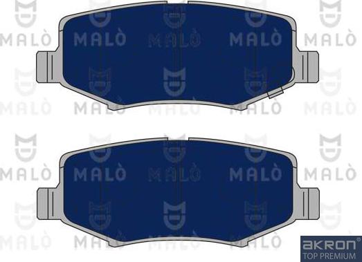 AKRON-MALÒ 1051110 - Гальмівні колодки, дискові гальма autocars.com.ua
