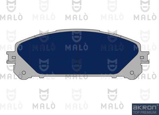 AKRON-MALÒ 1051115 - Гальмівні колодки, дискові гальма autocars.com.ua