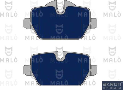 AKRON-MALÒ 1051118 - Гальмівні колодки, дискові гальма autocars.com.ua