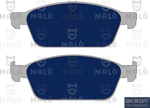 AKRON-MALÒ 1051121 - Гальмівні колодки, дискові гальма autocars.com.ua
