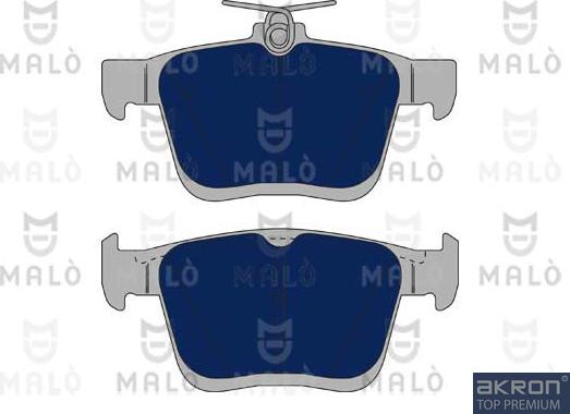 AKRON-MALÒ 1051124 - Гальмівні колодки, дискові гальма autocars.com.ua