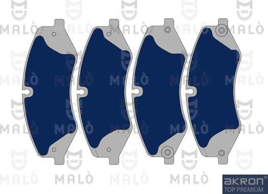 AKRON-MALÒ 1051126 - Гальмівні колодки, дискові гальма autocars.com.ua