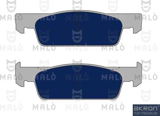 AKRON-MALÒ 1051132 - Гальмівні колодки, дискові гальма autocars.com.ua