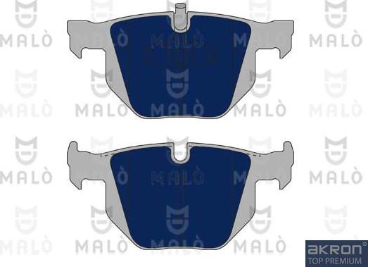 AKRON-MALÒ 1051135 - Гальмівні колодки, дискові гальма autocars.com.ua
