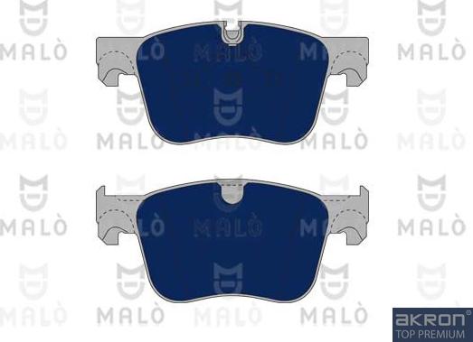 AKRON-MALÒ 1051136 - Гальмівні колодки, дискові гальма autocars.com.ua