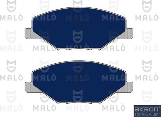 AKRON-MALÒ 1051148 - Гальмівні колодки, дискові гальма autocars.com.ua