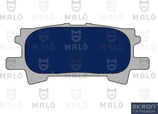 AKRON-MALÒ 1051150 - Гальмівні колодки, дискові гальма autocars.com.ua