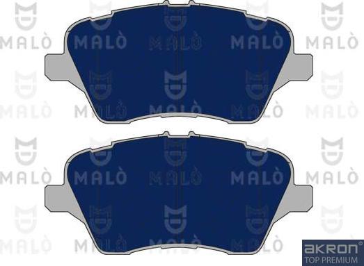 AKRON-MALÒ 1051156 - Гальмівні колодки, дискові гальма autocars.com.ua