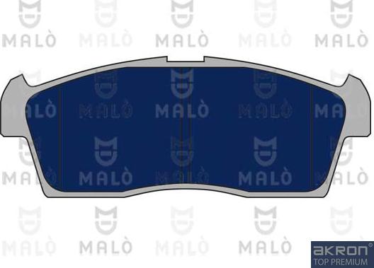 AKRON-MALÒ 1051158 - Гальмівні колодки, дискові гальма autocars.com.ua