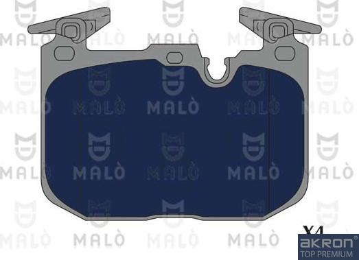 AKRON-MALÒ 1051209 - Гальмівні колодки, дискові гальма autocars.com.ua