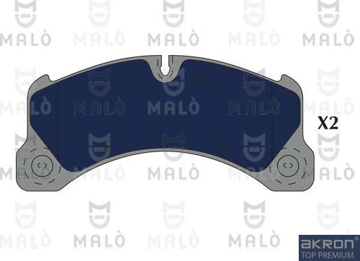 AKRON-MALÒ 1051267 - Гальмівні колодки, дискові гальма autocars.com.ua