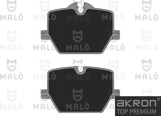 AKRON-MALÒ 1051391 - Гальмівні колодки, дискові гальма autocars.com.ua