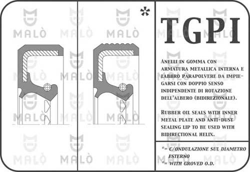 AKRON-MALÒ 916PIAC - Ущільнене кільце, ступінчаста коробка передач autocars.com.ua