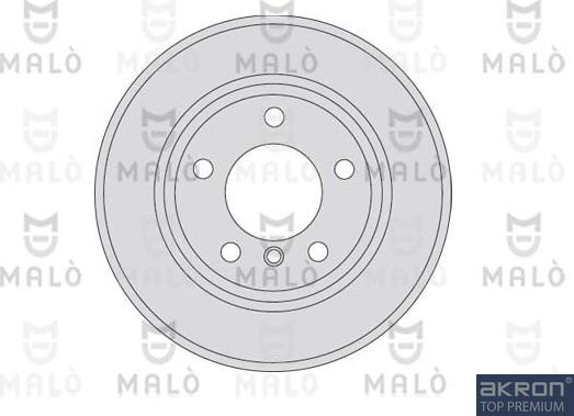 AKRON-MALÒ 1110082 - Гальмівний диск autocars.com.ua