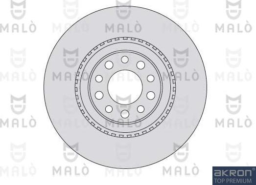 AKRON-MALÒ 1110103 - Гальмівний диск autocars.com.ua