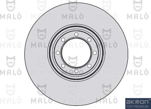 AKRON-MALÒ 1110133 - Гальмівний диск autocars.com.ua