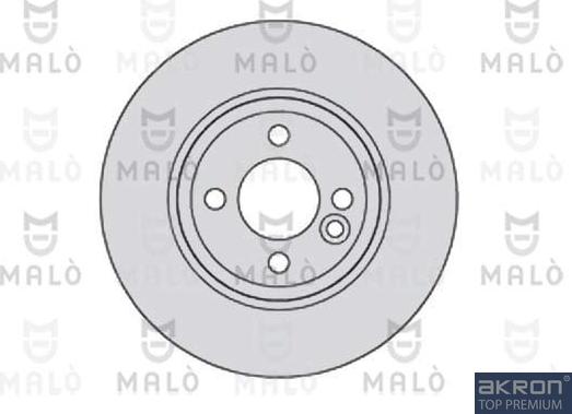 AKRON-MALÒ 1110138 - Гальмівний диск autocars.com.ua