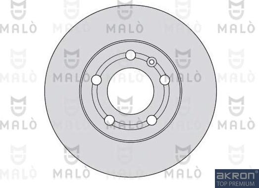 AKRON-MALÒ 1110163 - Гальмівний диск autocars.com.ua