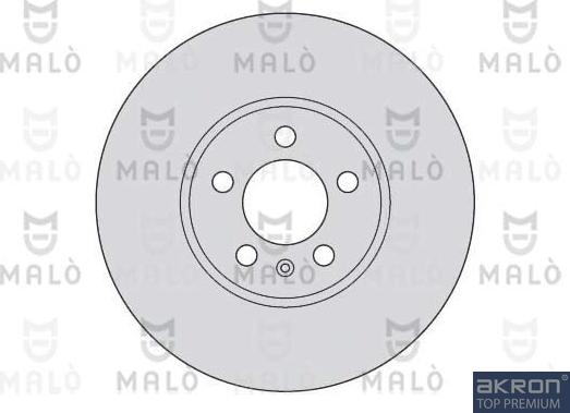 AKRON-MALÒ 1110191 - Гальмівний диск autocars.com.ua