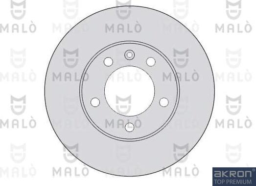 AKRON-MALÒ 1110200 - Гальмівний диск autocars.com.ua