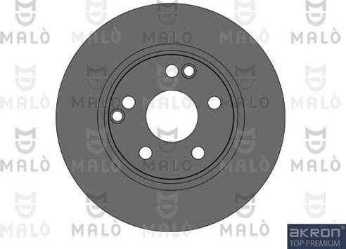 AKRON-MALÒ 1110217 - Гальмівний диск autocars.com.ua